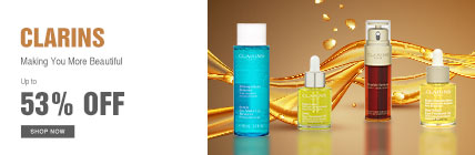 [Clarins] Making You More Beautiful. Up To 53% Off