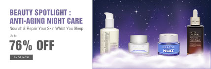 [Beauty Spotlight : Anti-aging Night Care] Nourish & Repair Your Skin Whilst You Sleep Up To 76% Off